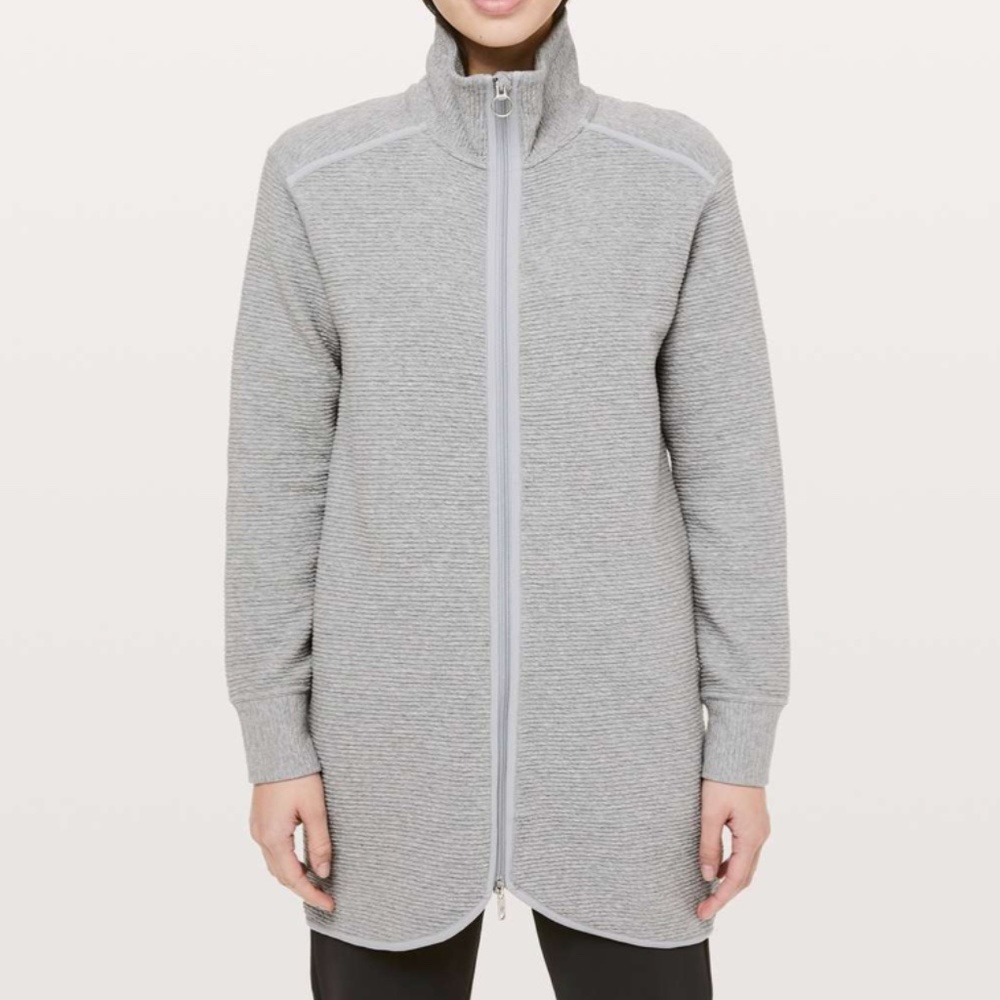 Lululemon On Repeat Jacket - Heathered Core Light Grey